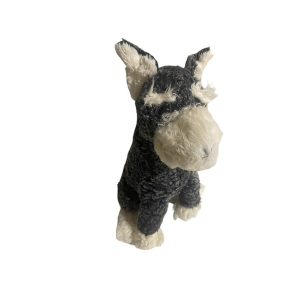 Jellycat Lawrence Schnauzer Puppy Dog Stuffed Plush Animal Toy EUC 10” - Picture 1 of 16